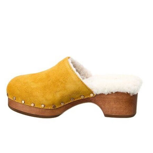 Rag & Bone Mara Clog - Shearling, Heeled Clog Size 35 / US 5.5 - Picture 1 of 13